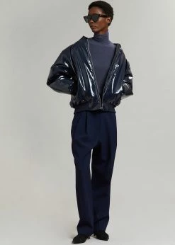 Hot Sale π Blessd Blake Patent Bomber - Navy π 10 Blessd Blake Patent Bomber - Navy