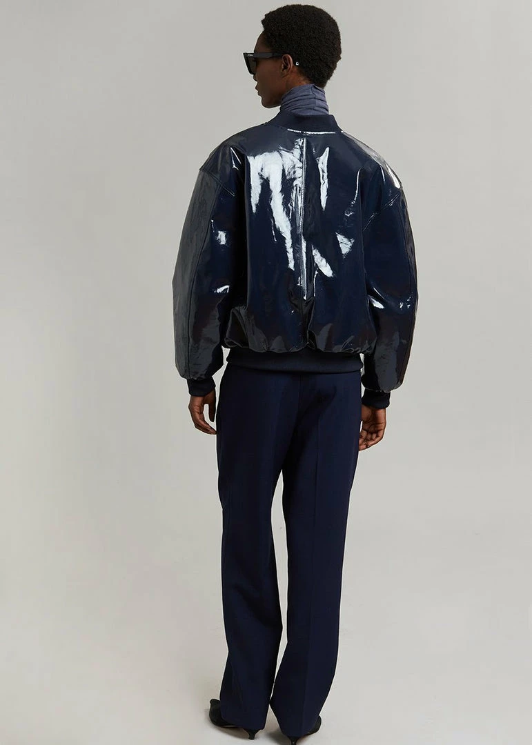 Hot Sale π Blessd Blake Patent Bomber - Navy π 6 Blessd Blake Patent Bomber - Navy