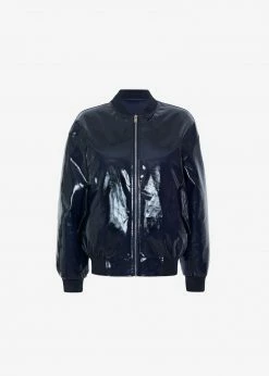 Hot Sale π Blessd Blake Patent Bomber - Navy π 13 Blessd Blake Patent Bomber - Navy