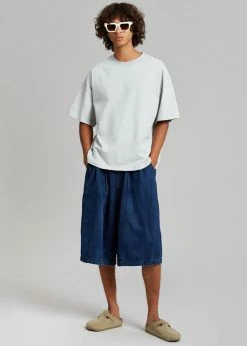The Farmers Market Men Bodin Denim Shorts - Indigo