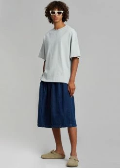 The Farmers Market Men Bodin Denim Shorts - Indigo