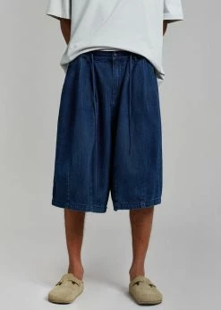 The Farmers Market Men Bodin Denim Shorts - Indigo