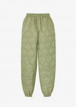 New ✔️ The Frankie Shop Brant Quilted Joggers - Moss Green ✨ 31 The Frankie Shop Brant Quilted Joggers - Moss Green
