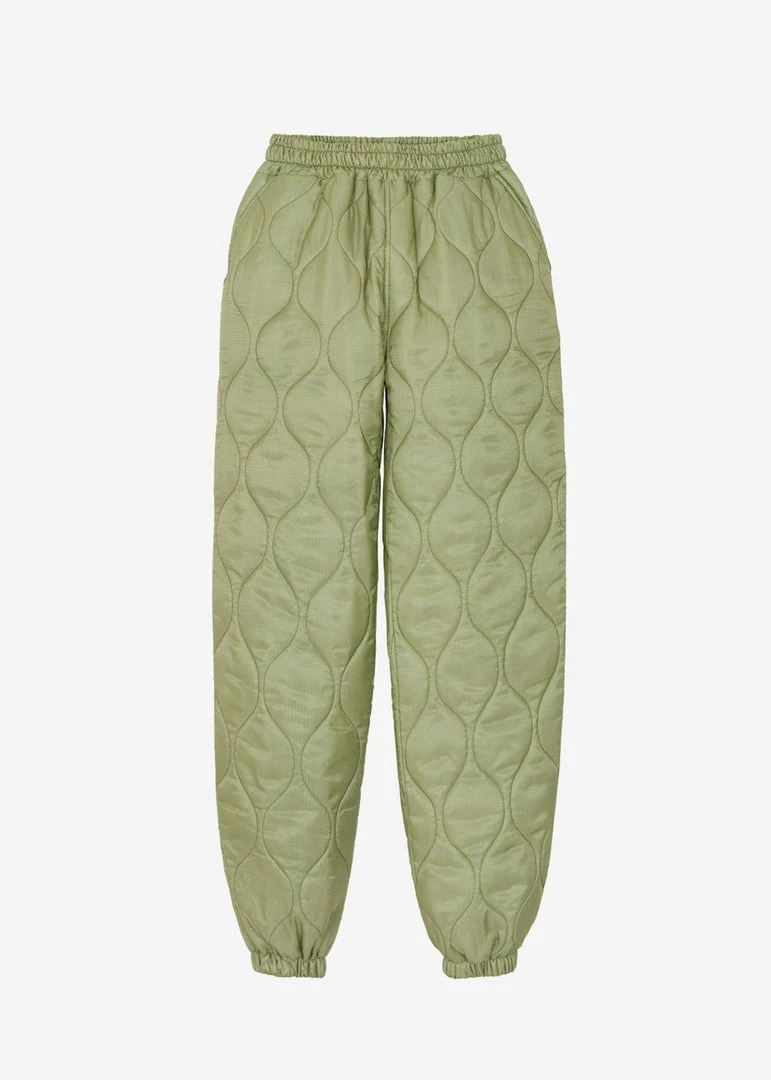 New ✔️ The Frankie Shop Brant Quilted Joggers - Moss Green ✨ 15 The Frankie Shop Brant Quilted Joggers - Moss Green