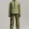 The Frankie Shop CLOTHING Brant Quilted Pullover - Moss Green
