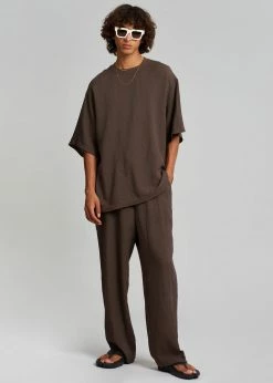 The Frankie Shop Brax Pants - Brown Men