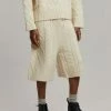 The Frankie Shop Brody Knit Shorts - Cream Men