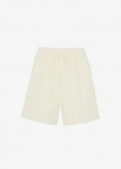 The Frankie Shop Brody Knit Shorts - Cream Men