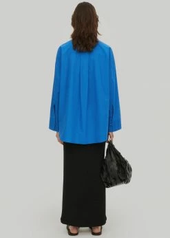 CLOTHING By Malene Birger Derris Shirt - Arctic Blue