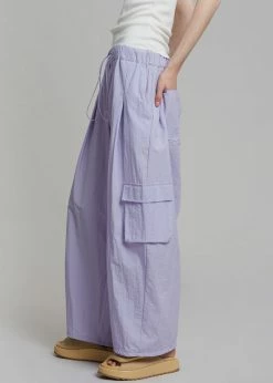 The Frankie Shop Celeste Cargo Pants - Lilac CLOTHING