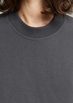 Paper Moon CLOTHING Cera Cropped Tee - Charcoal