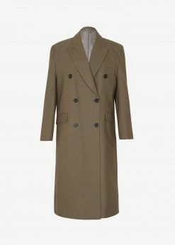 3.another CLOTHING Cerys Overcoat - Cocoa