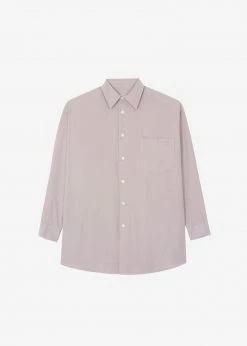 The Frankie Shop Chadwick Shirt - Lilac Men