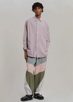 The Frankie Shop Chadwick Shirt - Lilac Men
