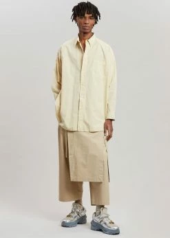 The Frankie Shop Men Chadwick Shirt - Mastic