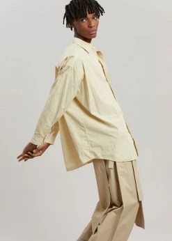 The Frankie Shop Men Chadwick Shirt - Mastic