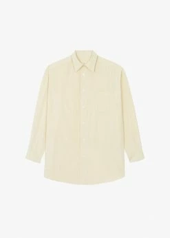 The Frankie Shop Men Chadwick Shirt - Mastic