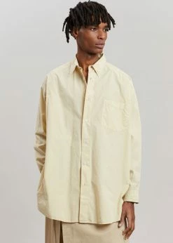 The Frankie Shop Men Chadwick Shirt - Mastic