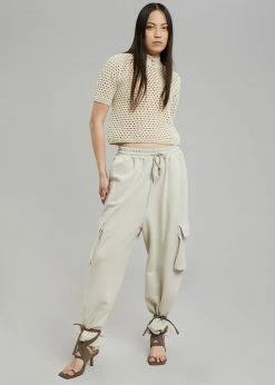 The Frankie Shop CLOTHING Chava Cargo Joggers - Birch