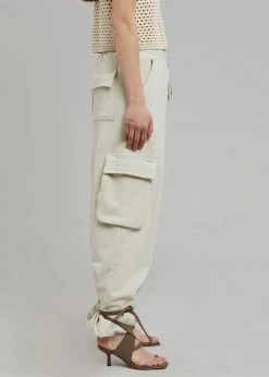 The Frankie Shop CLOTHING Chava Cargo Joggers - Birch