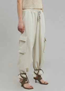 The Frankie Shop CLOTHING Chava Cargo Joggers - Birch