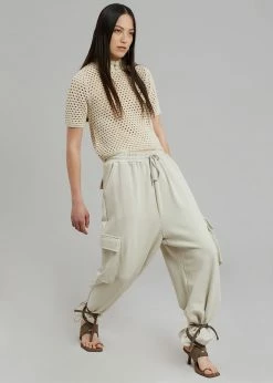 The Frankie Shop CLOTHING Chava Cargo Joggers - Birch