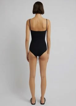 Christopher Esber Ruched Disconnect Swimsuit - Black CLOTHING