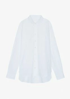 The Frankie Shop CLOTHING Dusky Classic Oversized Shirt - White