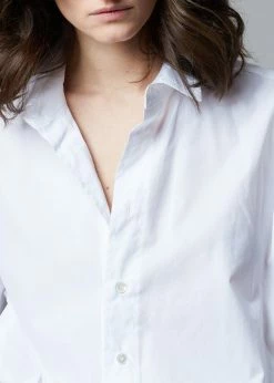 The Frankie Shop CLOTHING Dusky Classic Oversized Shirt - White