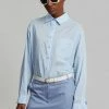 The Frankie Shop CLOTHING Cleia Shirt - Light Blue