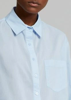 The Frankie Shop CLOTHING Cleia Shirt - Light Blue