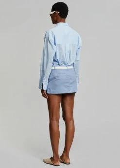 The Frankie Shop CLOTHING Cleia Shirt - Light Blue