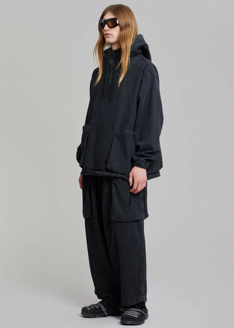 Buy π The Farmers Market Men Cliff Denim Balloon Pants - Black π 5 The Farmers Market Men Cliff Denim Balloon Pants - Black