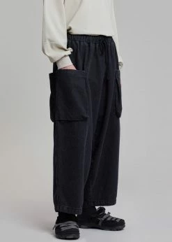 Buy π The Farmers Market Men Cliff Denim Balloon Pants - Black π 10 The Farmers Market Men Cliff Denim Balloon Pants - Black