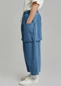 Cheapest β¨ The Farmers Market Cliff Denim Balloon Pants - Worn Wash π 17 The Farmers Market Cliff Denim Balloon Pants - Worn Wash
