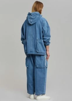 Cheapest β¨ The Farmers Market Cliff Denim Balloon Pants - Worn Wash π 18 The Farmers Market Cliff Denim Balloon Pants - Worn Wash