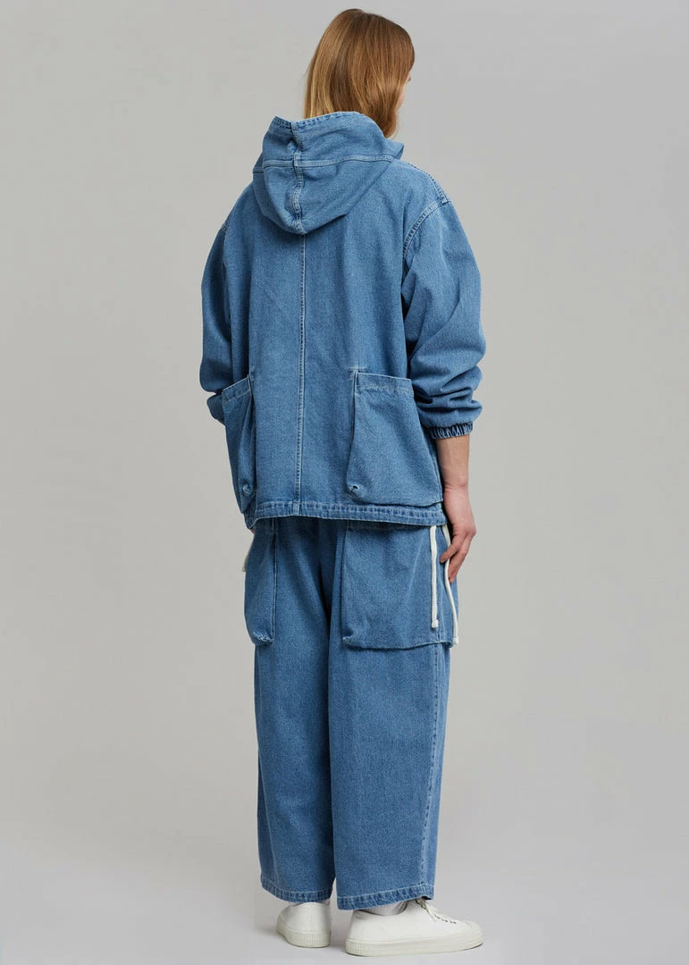 Cheapest β¨ The Farmers Market Cliff Denim Balloon Pants - Worn Wash π 9 The Farmers Market Cliff Denim Balloon Pants - Worn Wash