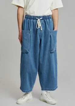 Cheapest β¨ The Farmers Market Cliff Denim Balloon Pants - Worn Wash π 16 The Farmers Market Cliff Denim Balloon Pants - Worn Wash