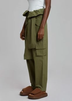 The Frankie Shop CLOTHING Conan Cargo Pants - Army Green