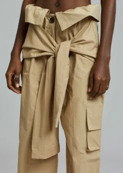 The Frankie Shop CLOTHING Conan Cargo Pants - Warm Sand
