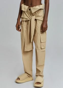 The Frankie Shop CLOTHING Conan Cargo Pants - Warm Sand