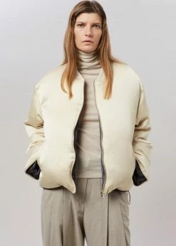 Blossom CLOTHING Connell Reversible Bomber - Black/Mastic