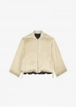 Blossom CLOTHING Connell Reversible Bomber - Black/Mastic