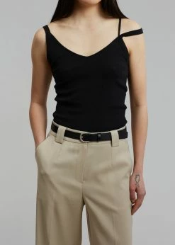 Covert Strappy Tank - Black CLOTHING