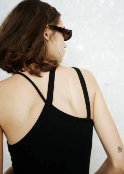 Covert Strappy Tank - Black CLOTHING