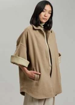 Coupon π The Frankie Shop Cybele Overshirt - Natural π― 12 The Frankie Shop Cybele Overshirt - Natural