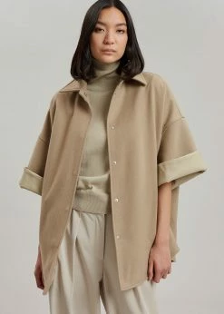 Coupon π The Frankie Shop Cybele Overshirt - Natural π― 10 The Frankie Shop Cybele Overshirt - Natural