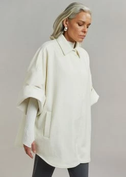 Best Pirce π The Frankie Shop Cybele Overshirt - White π₯ 21 The Frankie Shop Cybele Overshirt - White