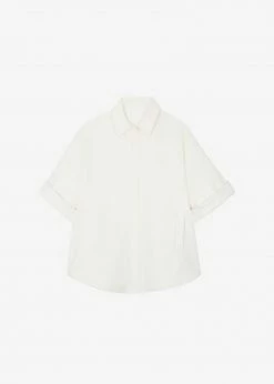 Best Pirce π The Frankie Shop Cybele Overshirt - White π₯ 23 The Frankie Shop Cybele Overshirt - White