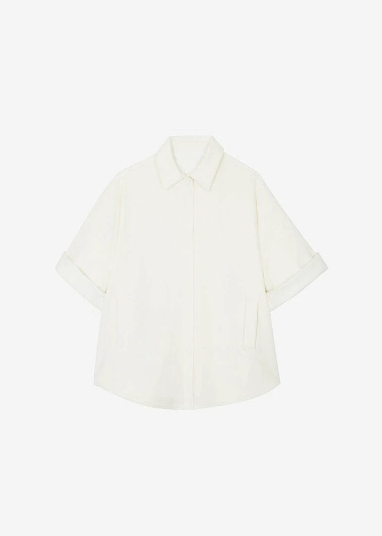 Best Pirce π The Frankie Shop Cybele Overshirt - White π₯ 12 The Frankie Shop Cybele Overshirt - White